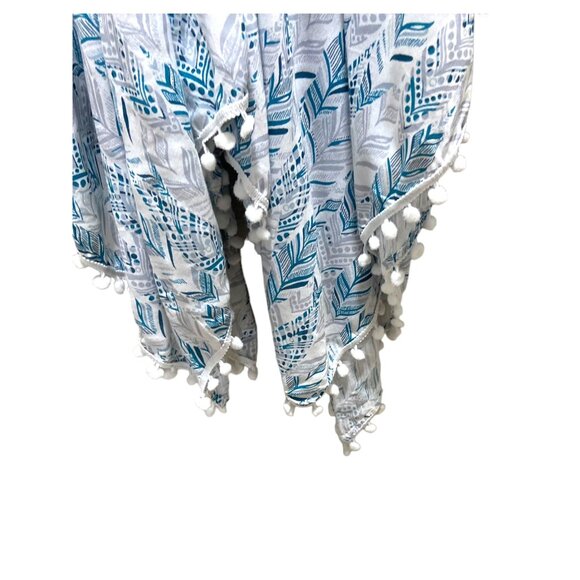 Goa Beachwear By Japna Swing Swim Cover Blue Size L Boho Beach Coastal Vacation - Picture 8 of 12